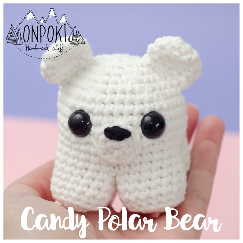 PATTERN Candy Bears bears crochet amigurumi doll 3 patterns in 1 pattern in English and Spanish image 4