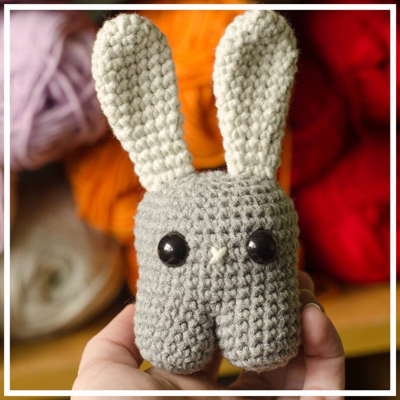 PATTERN Candy Bunny Amigurumi bunny crochet rabbit pattern in English and Spanish image 3