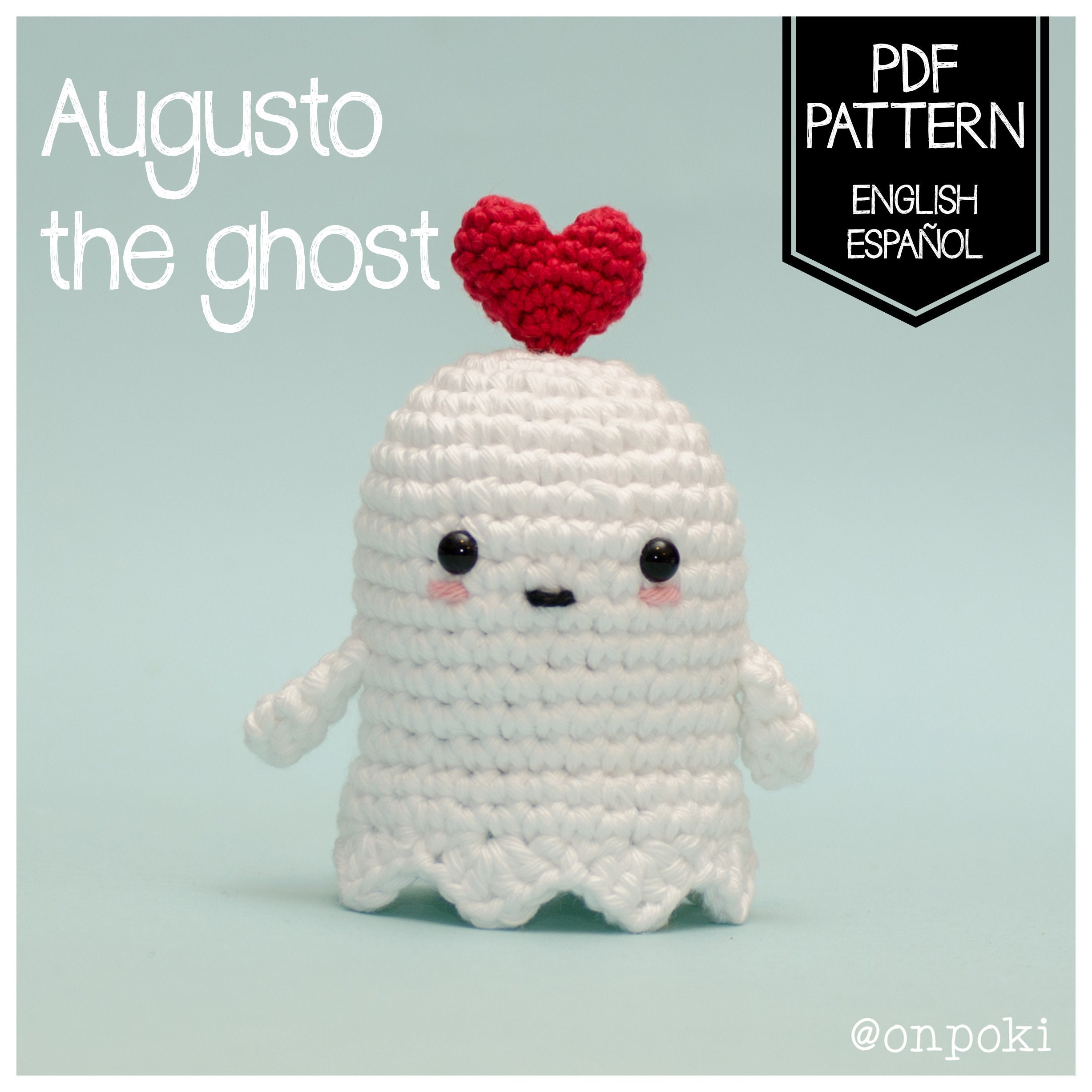 KIT AMIGURUMI FANTASMA