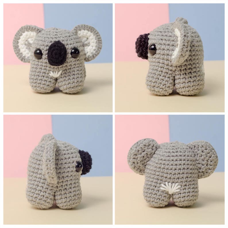 PATTERN Candy Koala Amigurumi koala crochet doll pattern in English and Spanish image 5