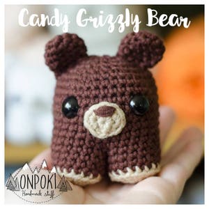 PATTERN Candy Bears bears crochet amigurumi doll 3 patterns in 1 pattern in English and Spanish image 8