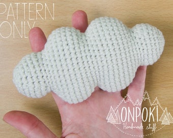 Cloud Crochet Mobile PATTERN: Beginner-Friendly Decor (English/Spanish)