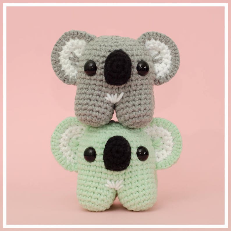 PATTERN Candy Koala Amigurumi koala crochet doll pattern in English and Spanish image 2