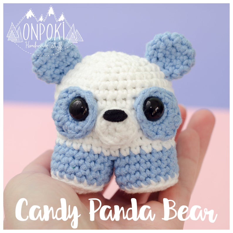 PATTERN Candy Bears bears crochet amigurumi doll 3 patterns in 1 pattern in English and Spanish image 3