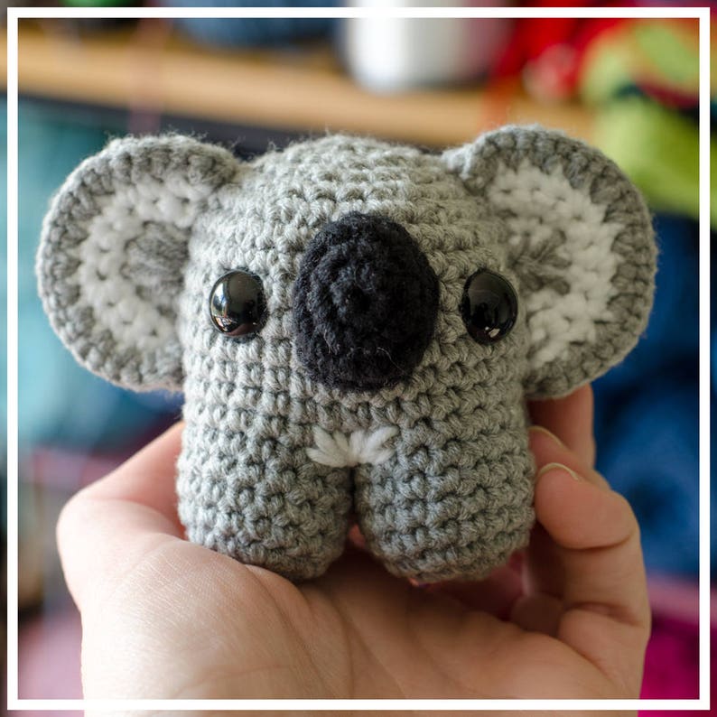 PATTERN Candy Koala Amigurumi koala crochet doll pattern in English and Spanish image 4