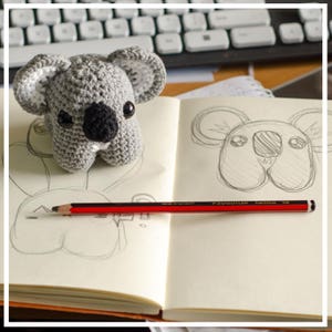 PATTERN Candy Koala Amigurumi koala crochet doll pattern in English and Spanish image 3