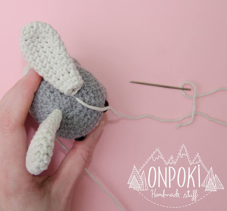 PATTERN Candy Bunny Amigurumi bunny crochet rabbit pattern in English and Spanish image 6