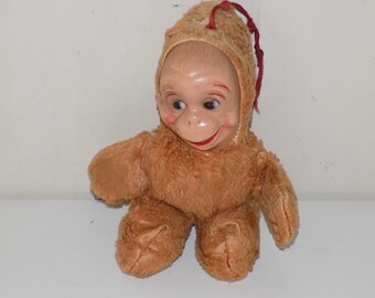antique stuffed monkey