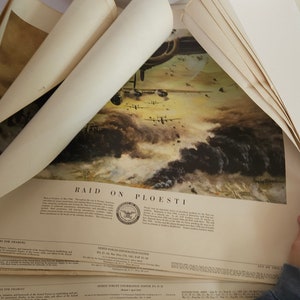 Vintage Department of the Army US Army in Action Prints