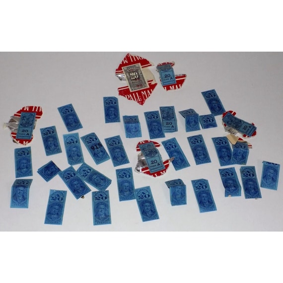 cigarette class a stamp Buy Class A 20 Cigarette Stamp Lot Blue Chief De Witt Canada Online in  India