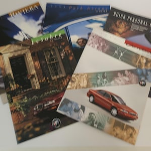 Vintage 1998 Buick Car Sales Brochures LeSabre Park Avenue Riviera Century