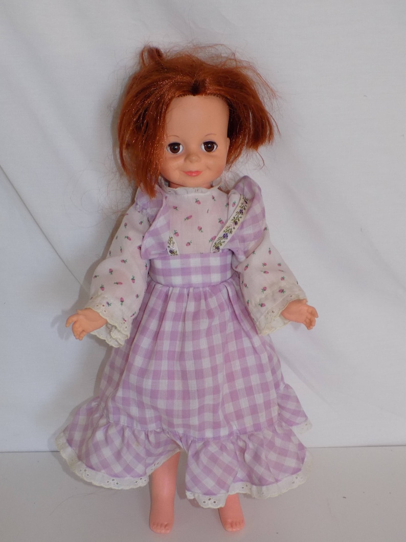vintage velvet doll