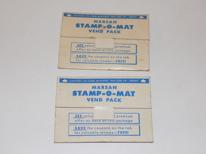 Vintage Marsan Stamp-O-Mat Vend Pack Austrian International Stamps