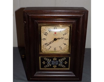 Vintage Telechron Mantle Wood Clock Parts Repair