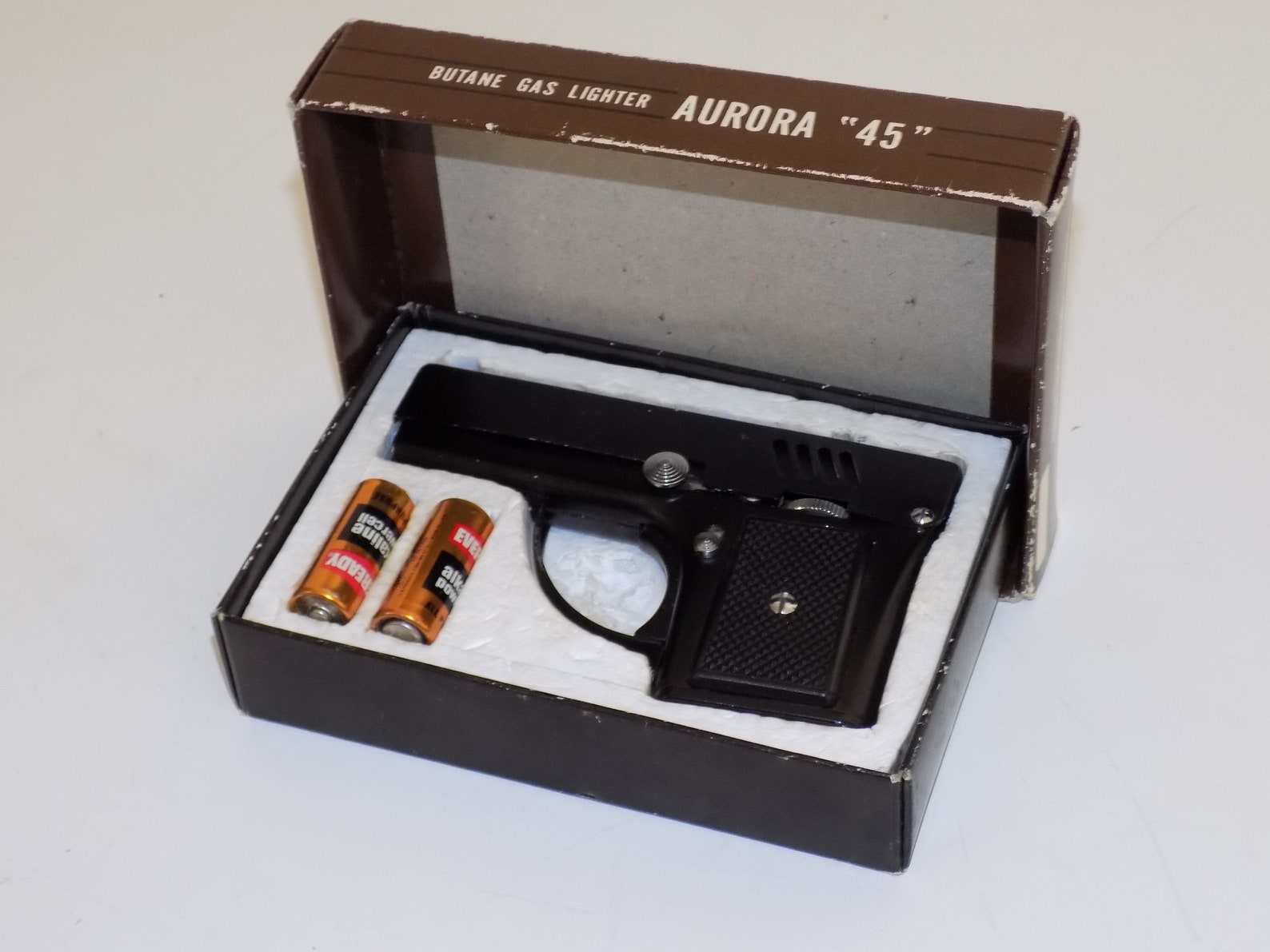 Vintage Penguin Aurora 45 Butane Gas Lighter Etsy