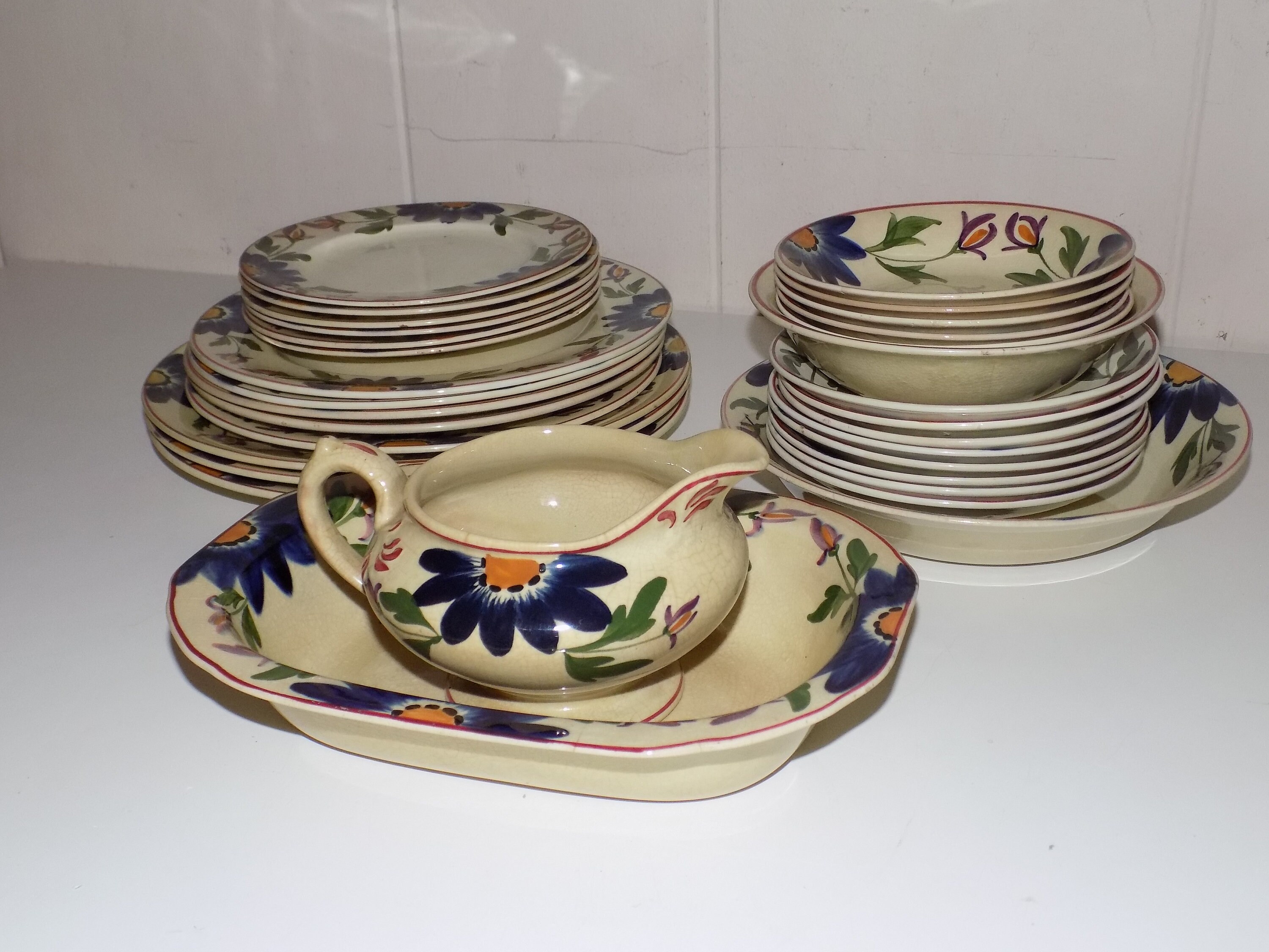 Vintage Baker & Co Ltd Dishes Plates Bowls Etsy
