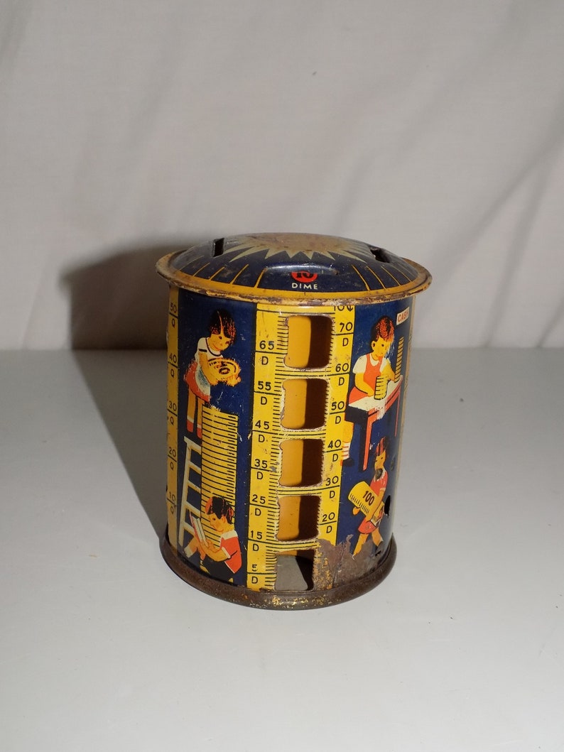 Vintage Antique Old Fashioned Metal Car Bank St. Clair Savings | Etsy