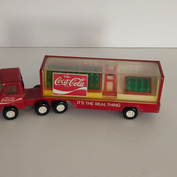 Vintage Buddy L Pressed Steel Coca Cola Truck Coke Bottles