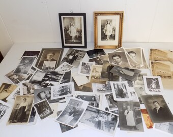 Vintage Black White Photograph Collection