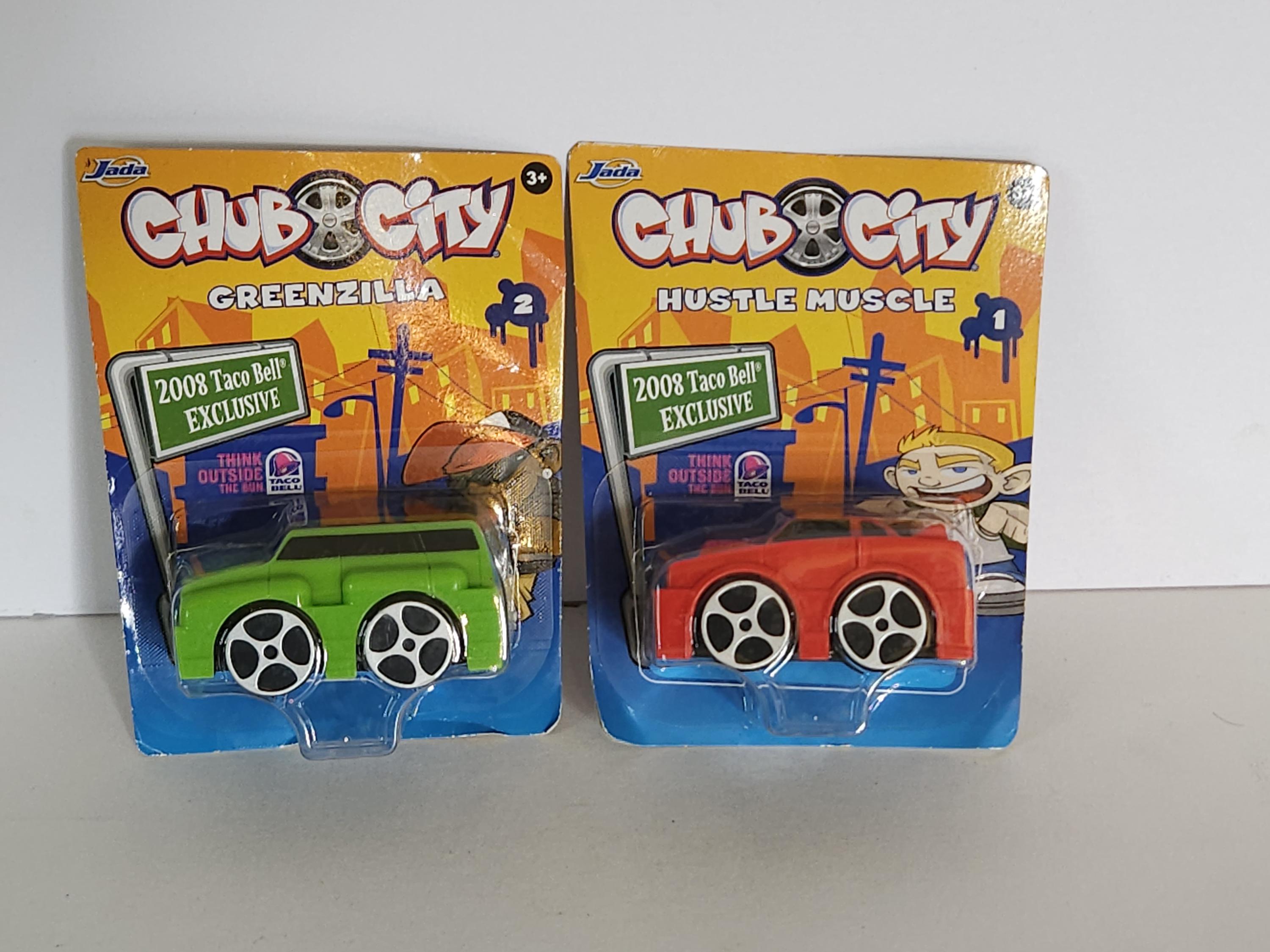 リンパクト チョビにゃー Chub City Jada Taco Bell Exclusive Greenzilla Hustle Muscle Cars