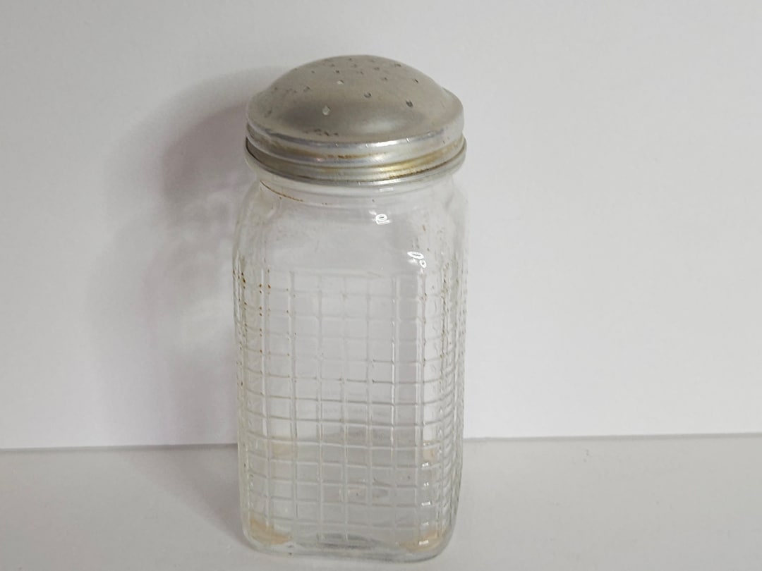 Vintage Capstan Glass Sugar Shaker Waffle Print Etsy