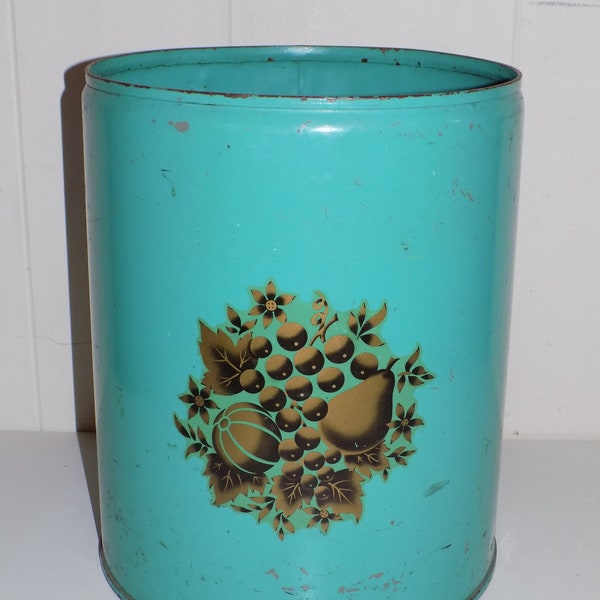 Vintage Inland Steel Container Company Can Bucket
