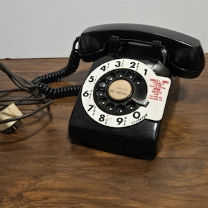 Vintage Western Electric Rotary Desk Telephone