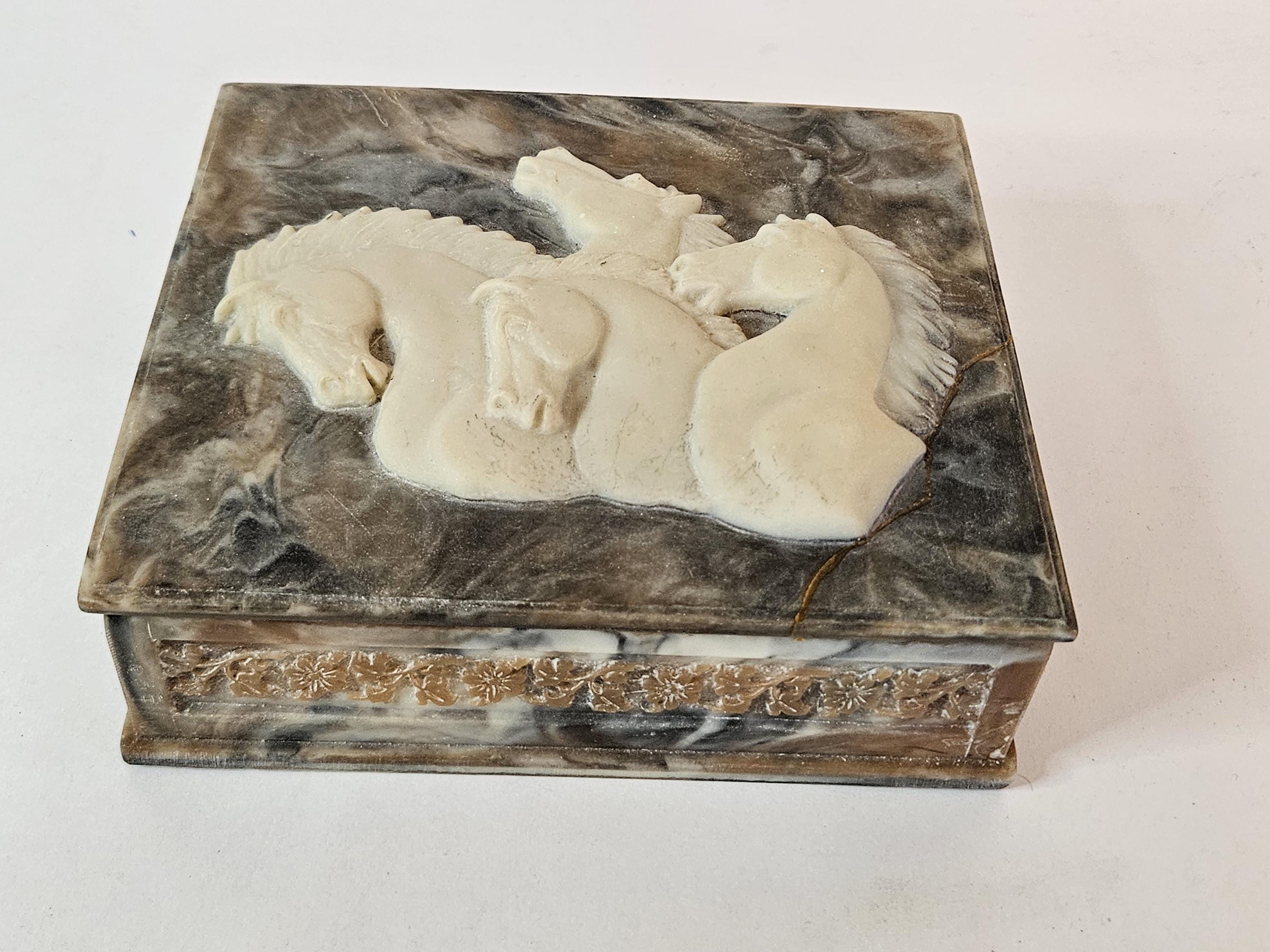Incolay Stone Jewelry Box - Etsy