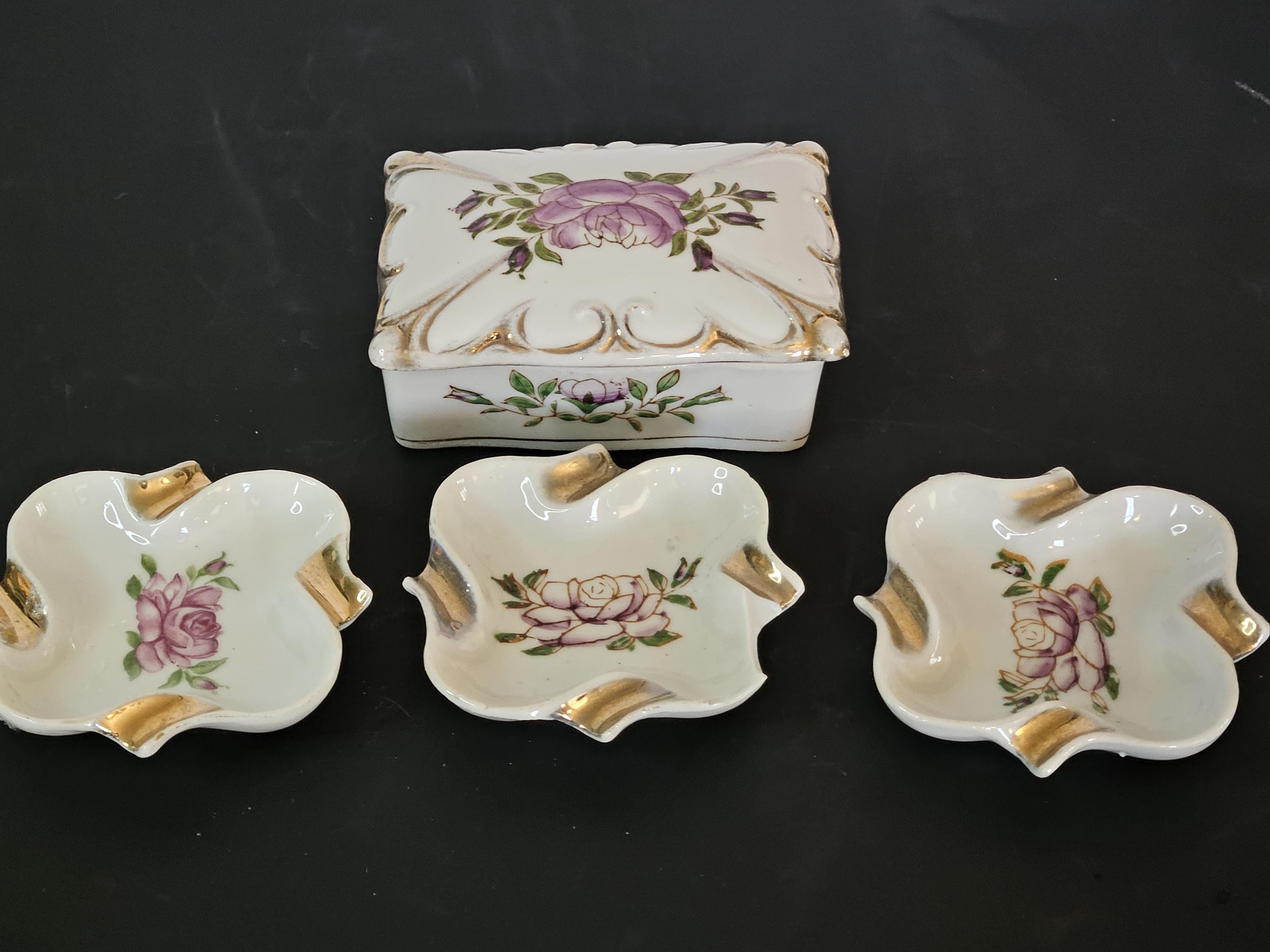 超希少OCCUPIED JAPANの刻印 ビンテージ　 アンティーク 灰皿 和柄 Occupied Japan Ashtrays - Etsy