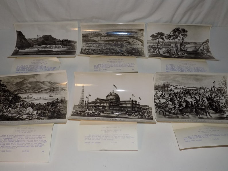 Vintage Currier & Ives An Era Gone By Lives On Prints New York image 1