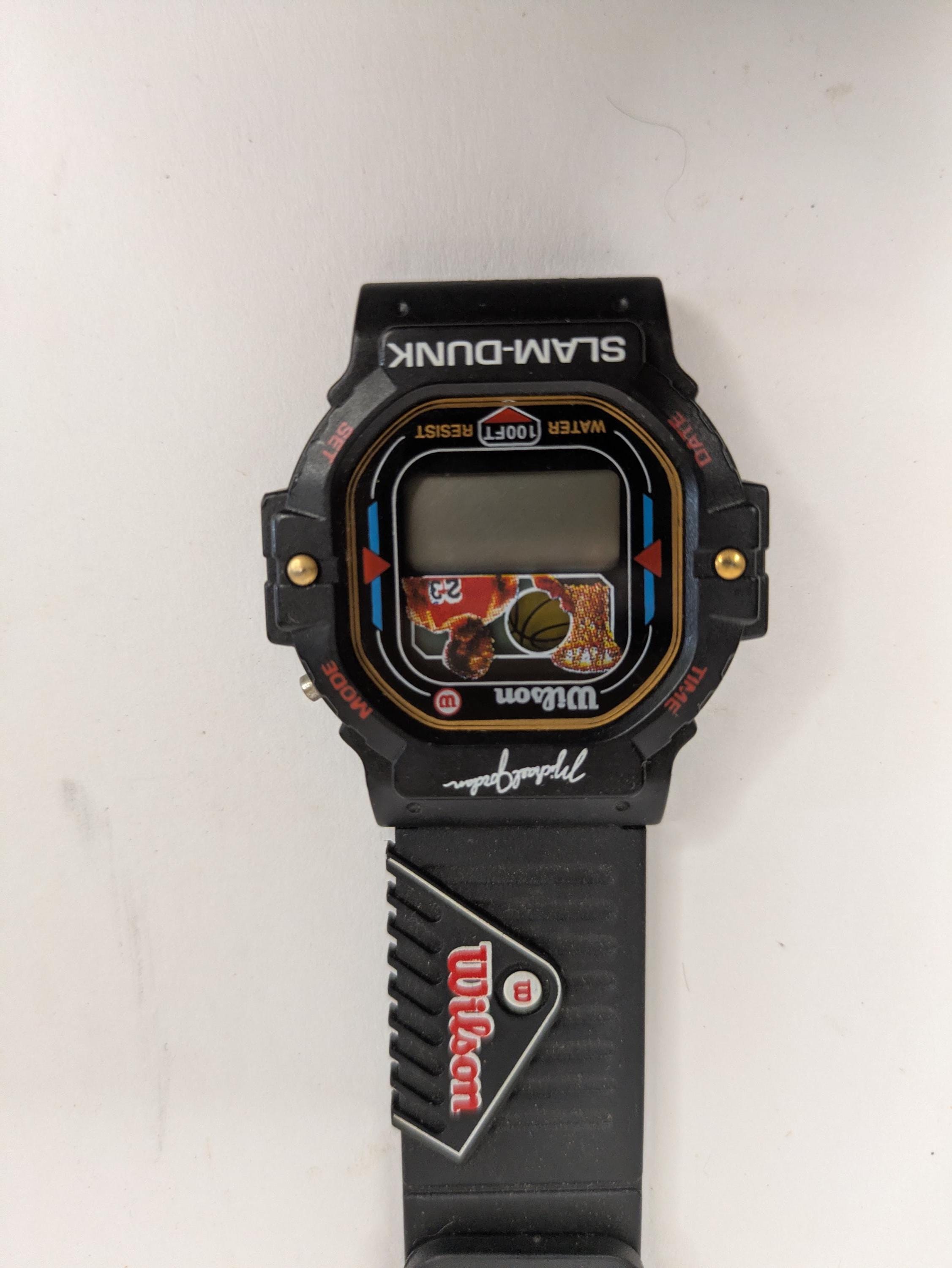 Michael Jordan GLO WATCH Wilson 当時物 保管品 Michael Jordan