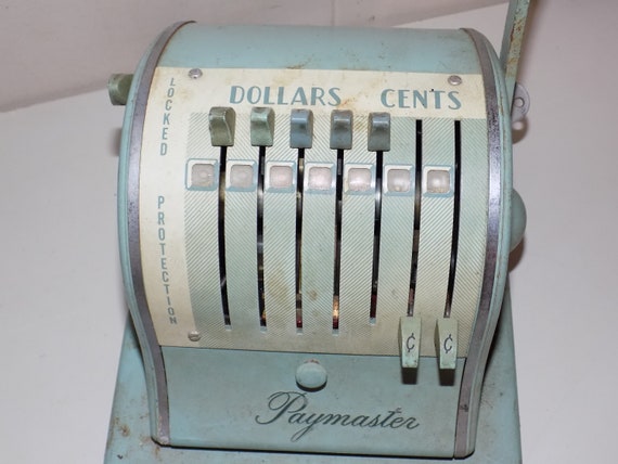 USAビンテージ　PAYMASTER S-1000　小切手プリンター Paymaster s-1000 Vintage Check Writer. | eBay