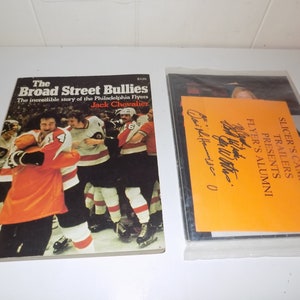 Vintage Philadelphia Flyers Yearbooks Photos Autographs Hockey