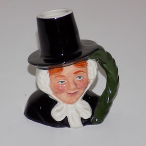 Vintage Kelsboro Pilgrim Woman Toothpick Holder