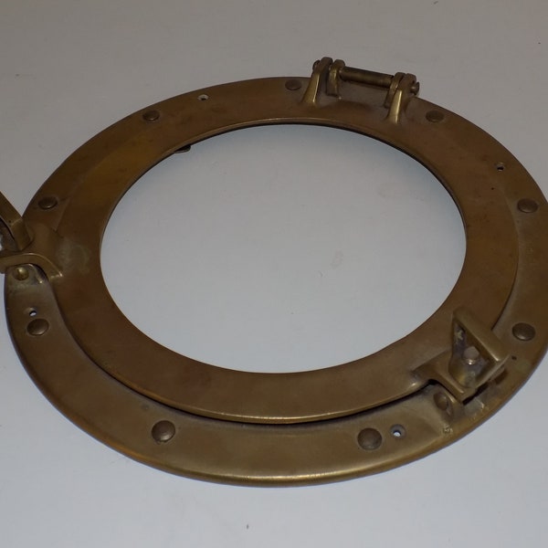 Vintage Cast Iron Porthole Window Nautical Decor