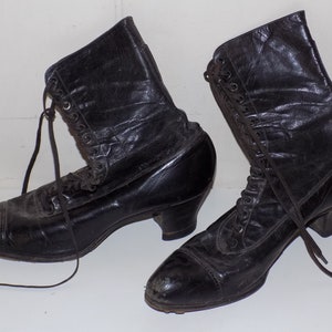 Vintage Dr. Parkar&#39;s Tru-Rest Leather Lace Up Boots