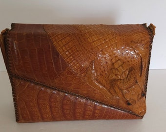 Vintage Genuine Alligator Purse Made in Florida