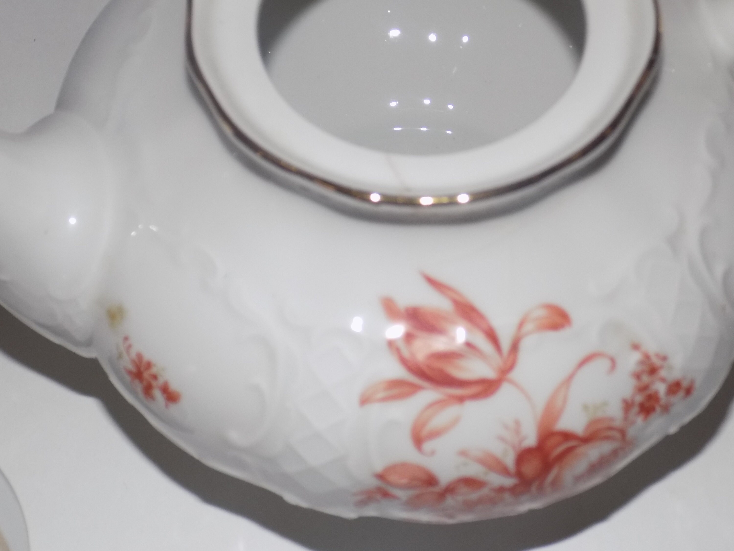 Vintage Seltmann Weiden Bavaria Teapot West Germany Red Etsy