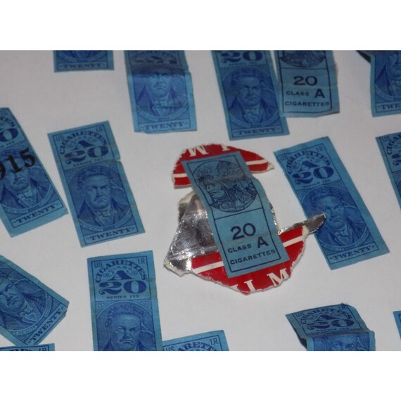 Buy Class A 20 Cigarette Stamp Lot Blue Chief De Witt Canada Online in  India