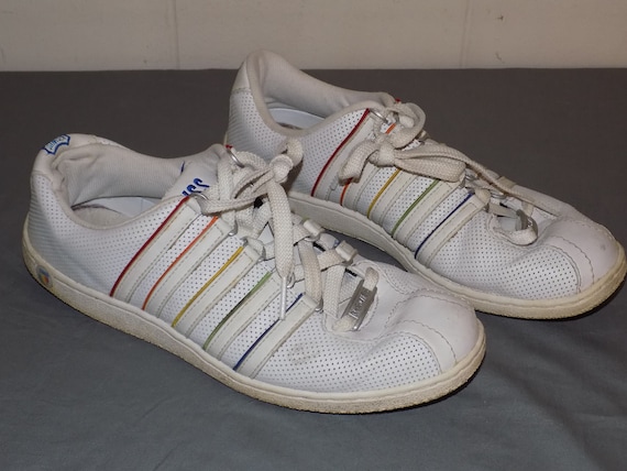 Vintage K-swiss Classic 8.5 Rainbow - Etsy