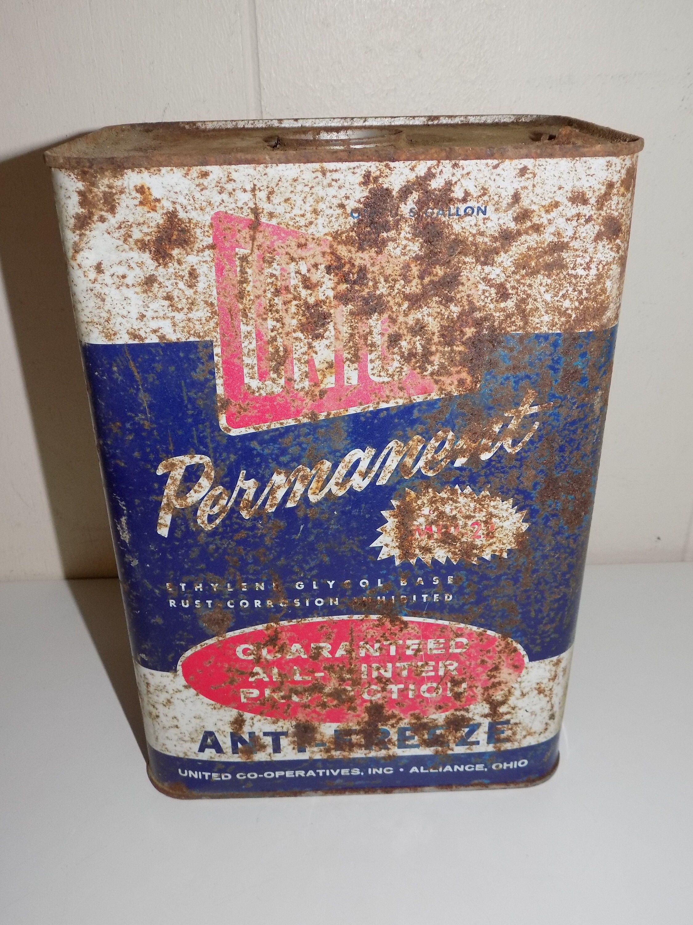 Vintage Antifreeze Can - Etsy