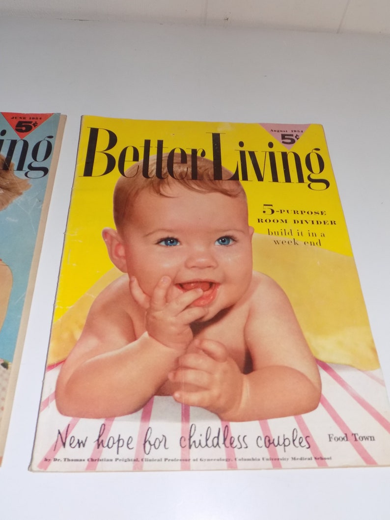 Vintage Better Living Magazine June August 1954 Etsy