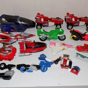 Vintage Power Ranger Vehicles Cars Toys