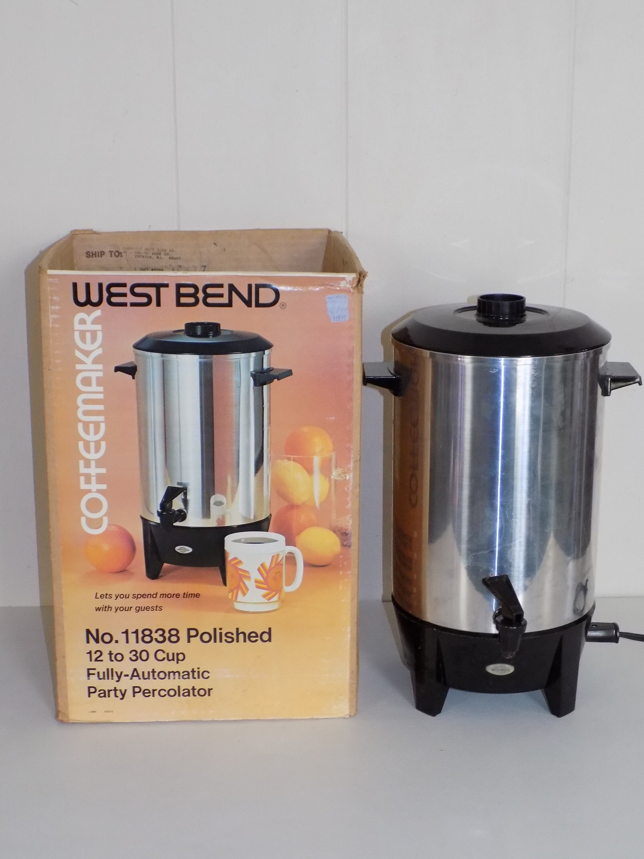 West Bend 9 Cup Auto Coffee Percolator Model 19360 REPLACEMENT PARTS YOUR  CHOICE