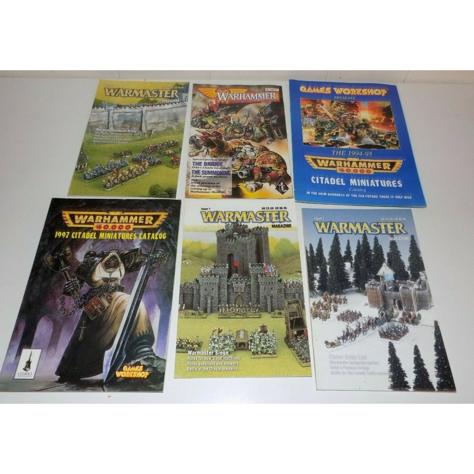Warhammer 40,000 1997 Citadel Miniatures Catalog very good condition 