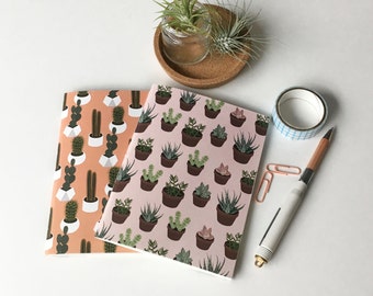 2 désert plantes carnets de poche