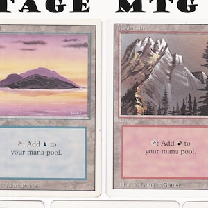 Cartes MAGIC vintage rares MTG Basic Land-5 carte des années 1990 MANA Packs-Repack-Collector Games Toys-Magic the Gathering-Family Off Screen Play