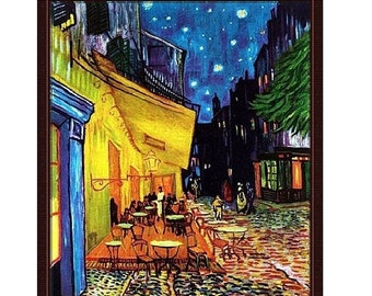 Van Gogh BEADWORK PATTERNS-Perler + Bead Loom + Peyote + Brick Stitch Beading Tapestry-Beaded Wall Hanging-Famous Paintings-Instant DIGITAL