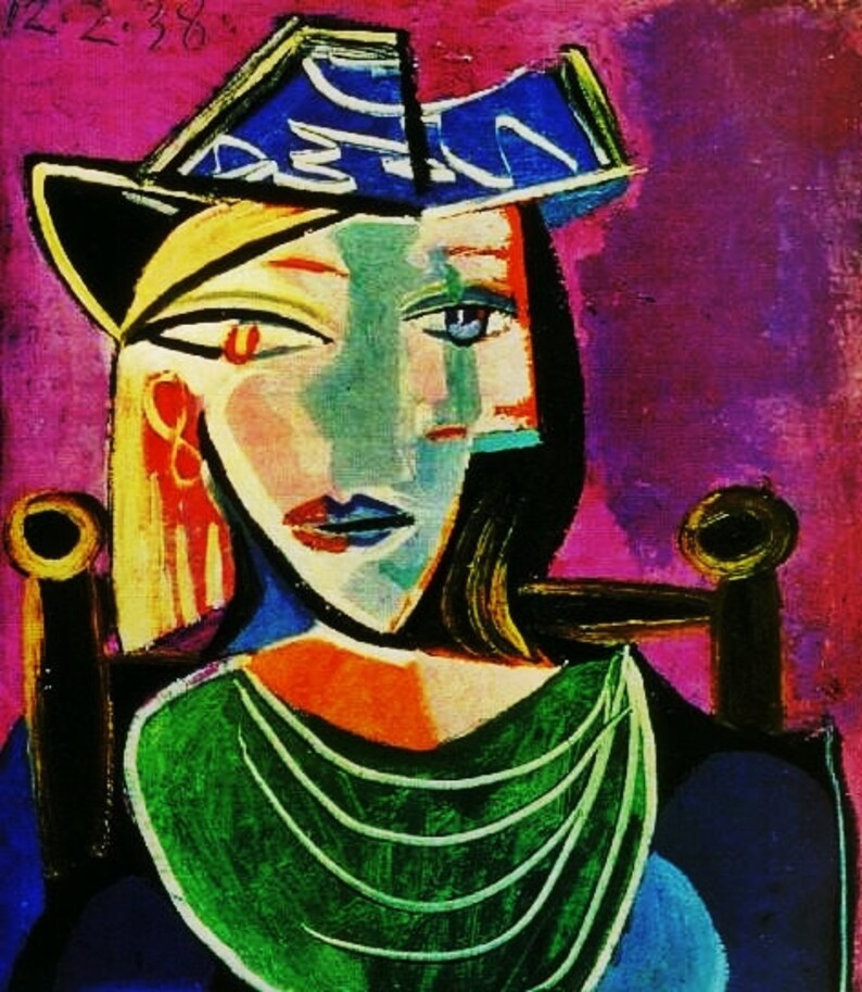 Plastic Canvas Needlepoint Tapestry /& Rug Hooking Patterns Digital Download Pdf DIY Masterpiece 4 Picasso Art PATTERNS for Cross Stitch