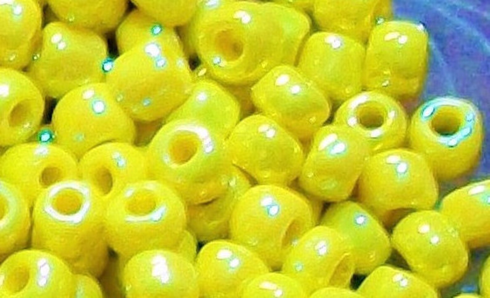 350 Yellow Glass Beads 25g Bulk Beads 4mm Jumbo 6/0 Etsy Canada